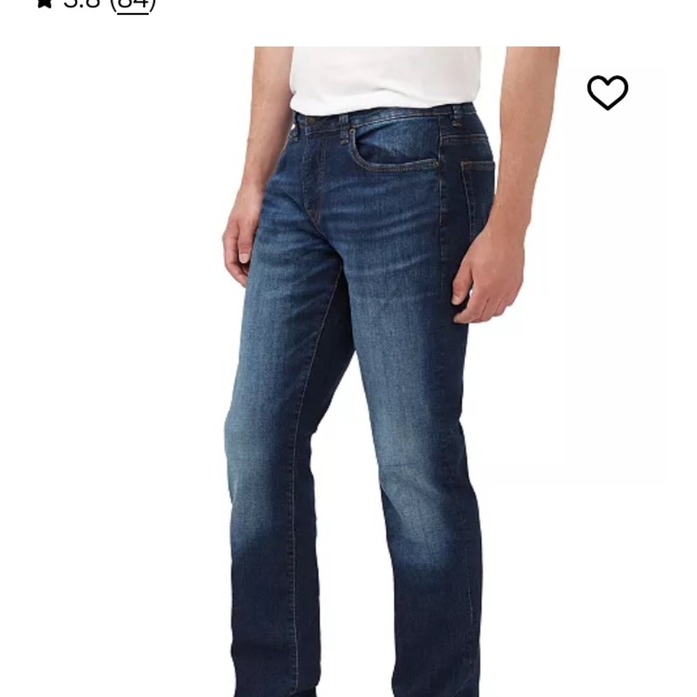 😎!!Buffalo David Bitton medium Blue men 36/32 Slim Straight Jeans